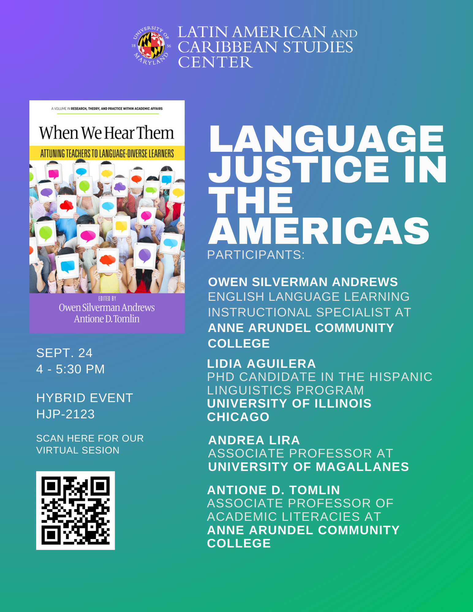 Language Justice in the Americas Flyer